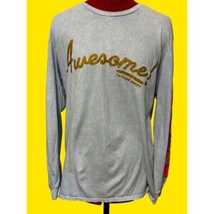 Taylor Swift Baby Blue Rare Awesome Me Long Sleeve Shirt Size Large
